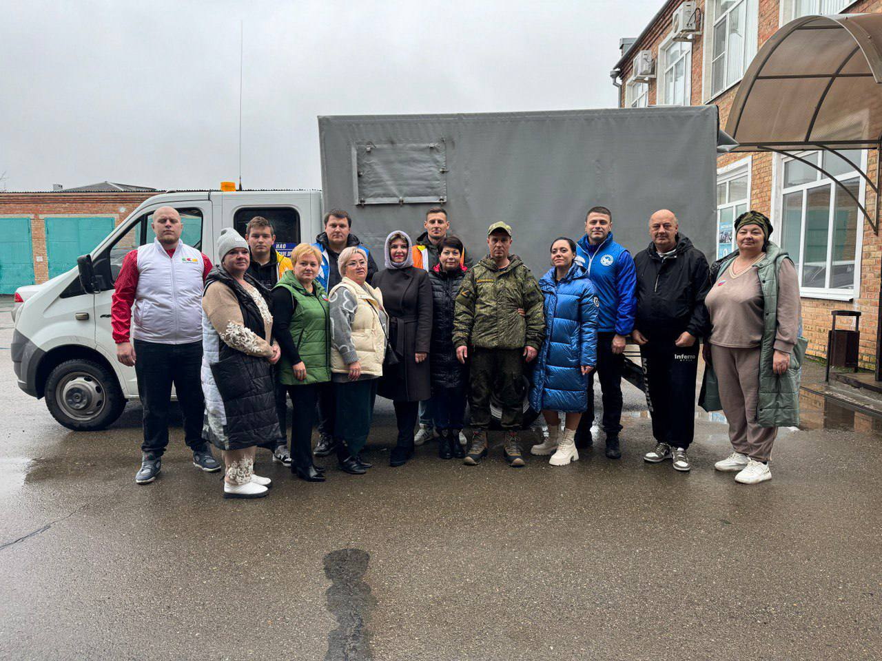 Очередная партия гуманитарной помощи отправилась в зону СВО