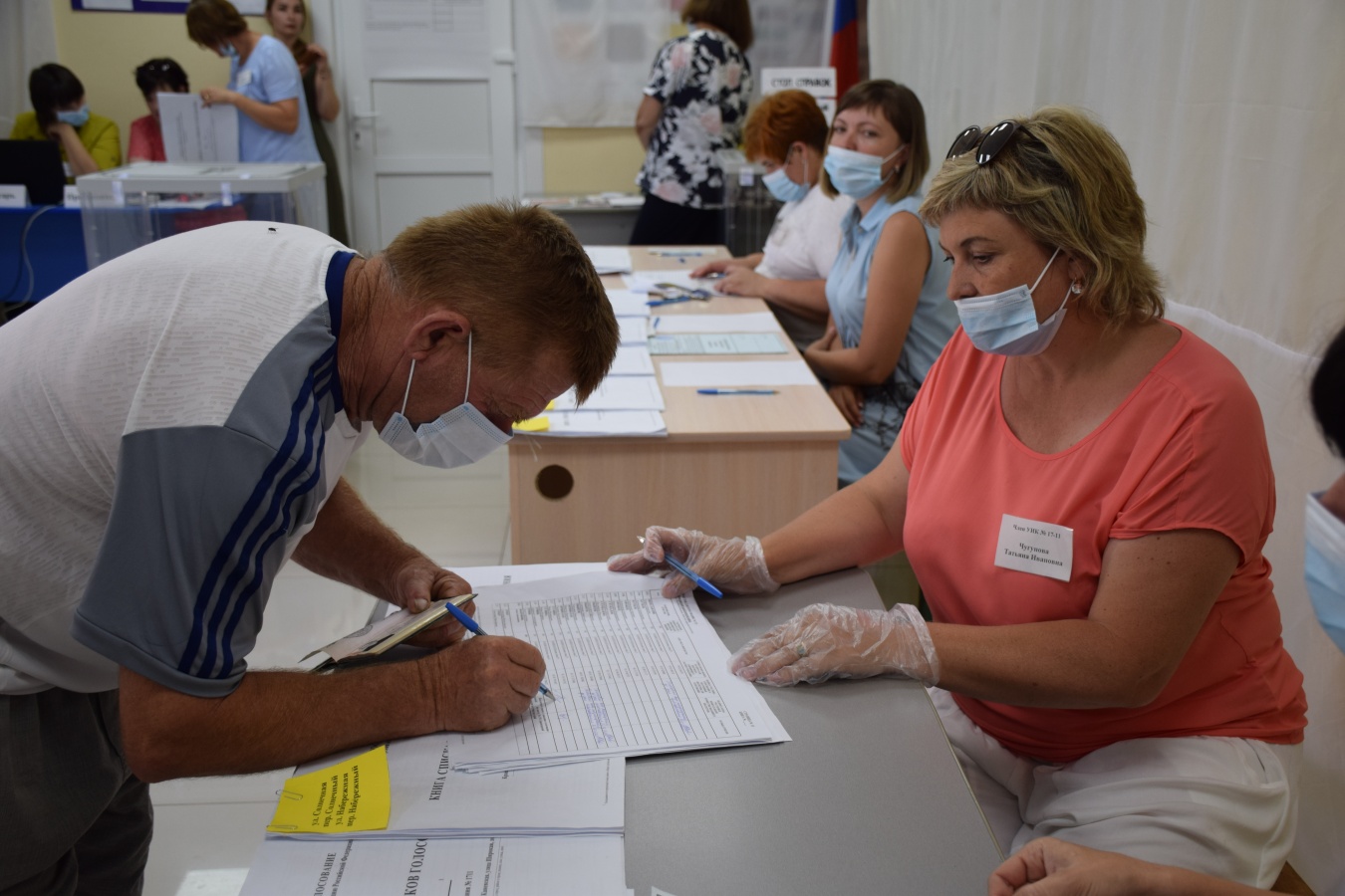 12:00: количество проголосовавших в Каневском районе перешагнуло девяностопроцентный рубеж