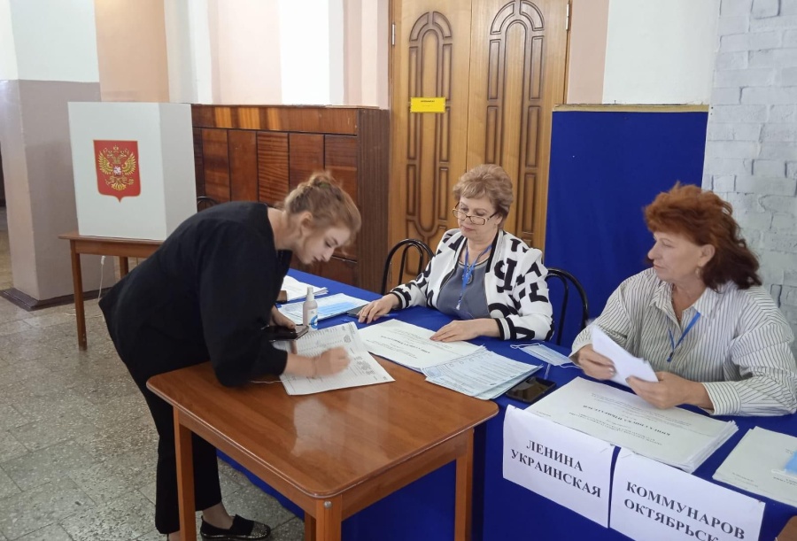Жители района активно принимают участие в выборах