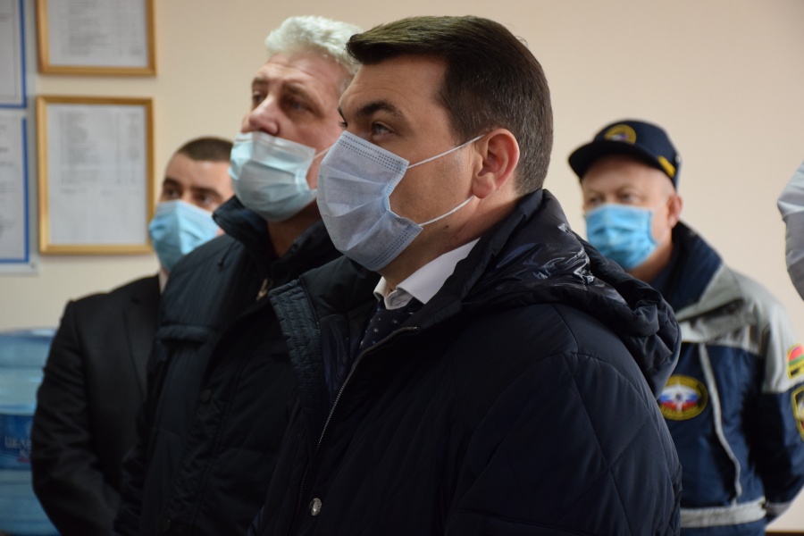 Министр ГО и ЧС края Сергей Штриков посетил с рабочим визитом Каневской район