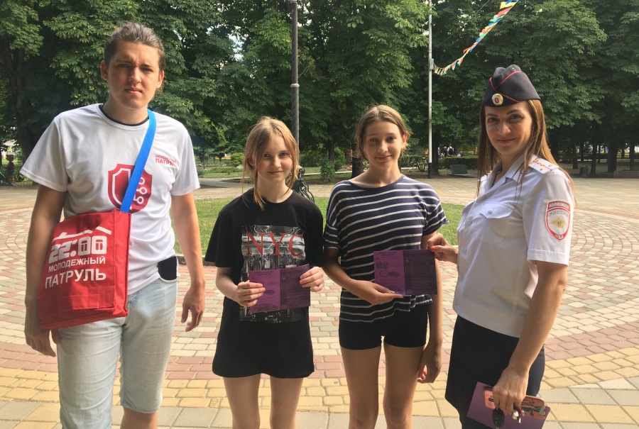 В Каневской провели профилактическую акцию «Юный пешеход»
