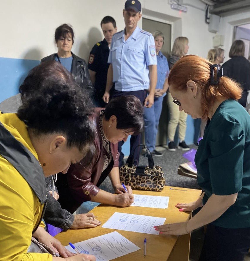 10 сентября состоялась передача избирательных бюллетеней в участковые комиссии