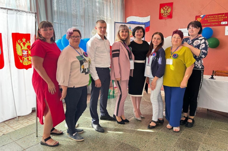 Председатель ТИК Каневская продолжает объезжать избирательные участки