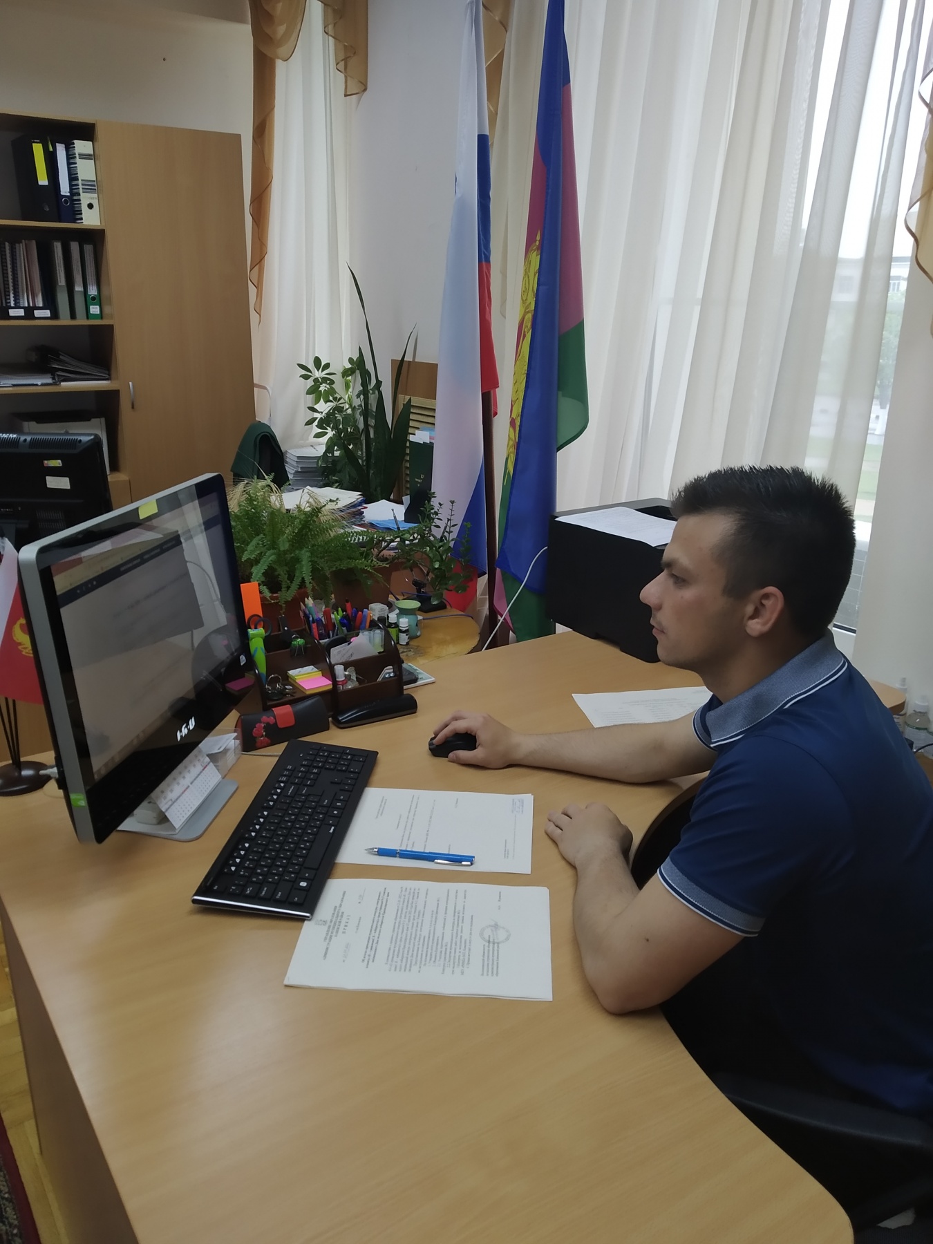 Члены территориальной избирательной комиссии Каневская проходят тестирование 