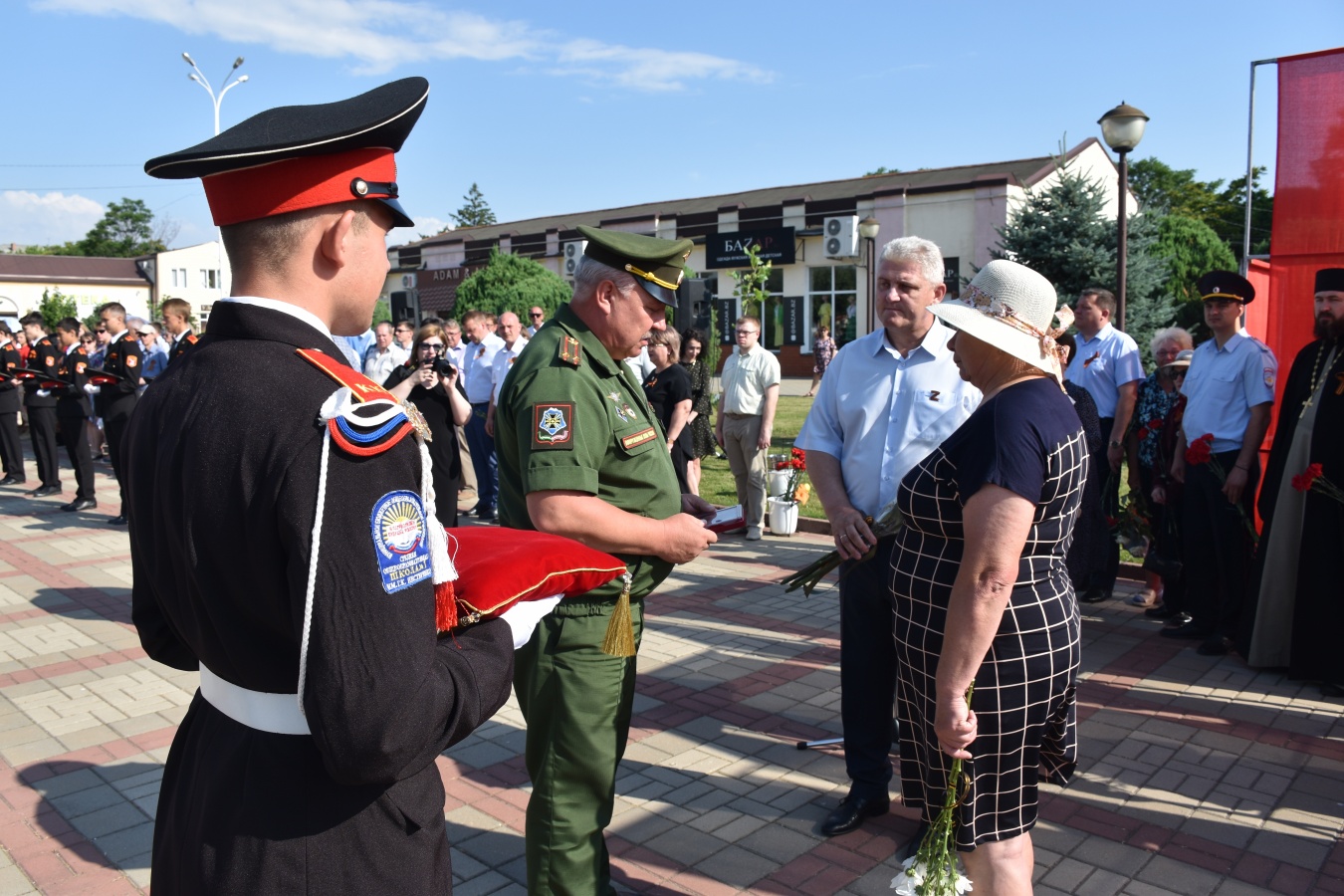 В День памяти и скорби в Каневской состоялся траурный митинг
