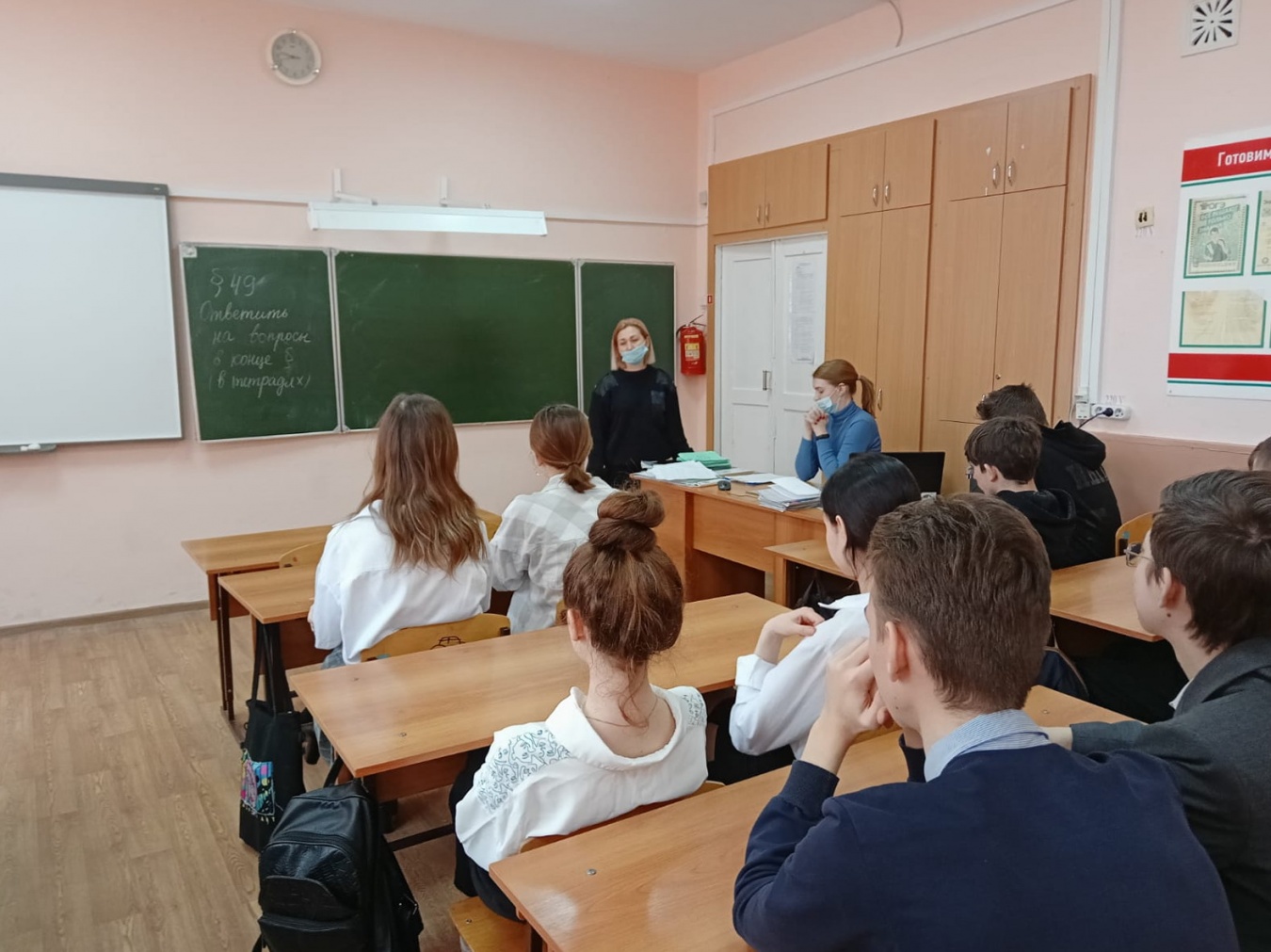 В Каневском районе в рамках акции «Здоровый образ жизни» сотрудники полиции встретились с школьниками