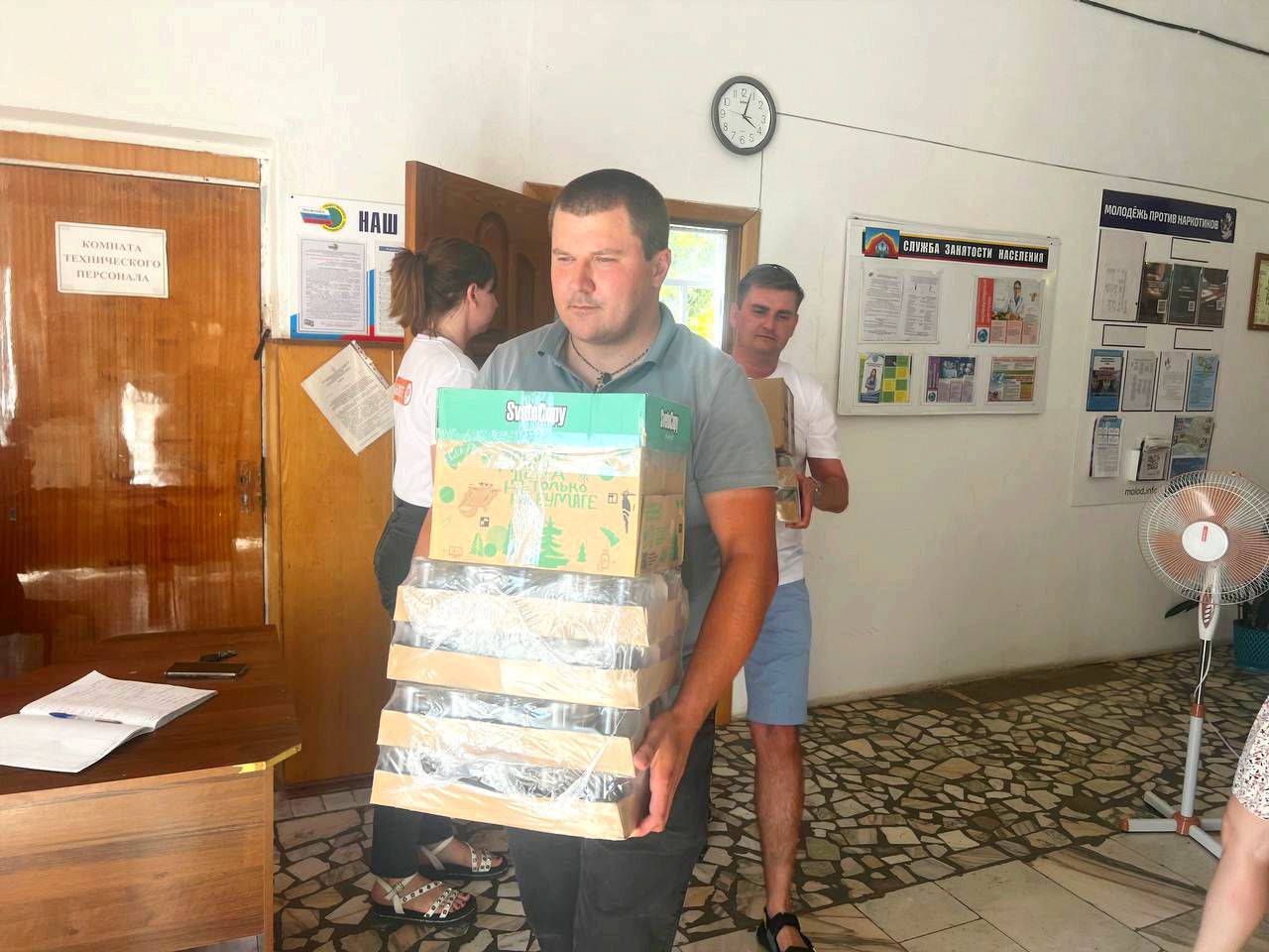 Гуманитарная помощь из Каневского района отправилась для Раденской школы в Херсонскую область