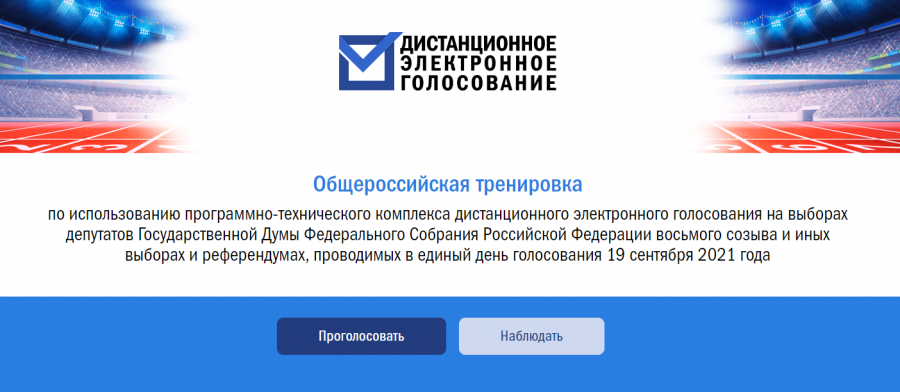 Продолжается общероссийская тренировка системы дистанционного электронного голосования