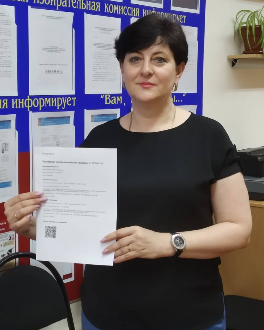 О вакцинации членов ТИК и УИК