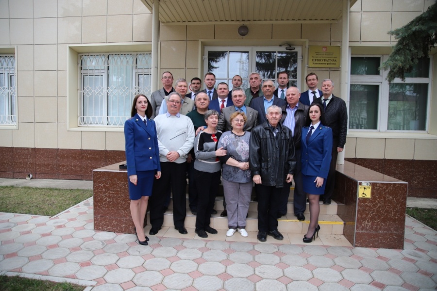 В прокуратуре Каневского района прошла встреча с представителями регионального отделения Общероссийской общественной организации ветеранов и пенсионеров прокуратуры Краснодарского края