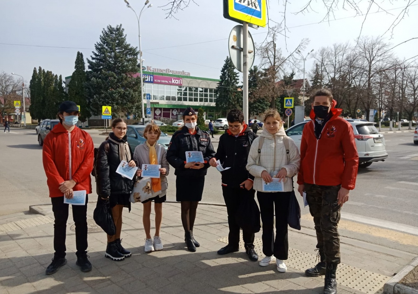 Сотрудники Госавтоинспекции провели акцию «Пешеход - на переход!»
