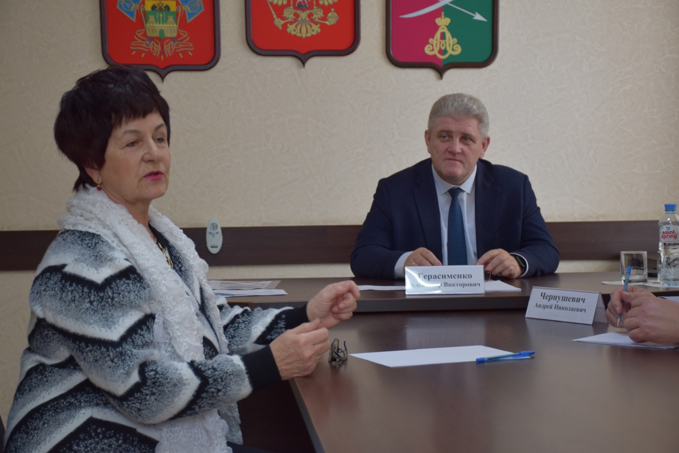 Встреча жителей с главой района состоялась в Новоминской 8 февраля