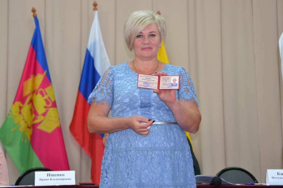 Глава Кубанскостепного сельского поселения вступила в должность