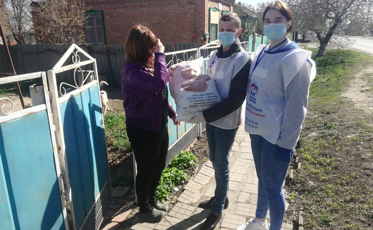 Члены Молодежного Общественного Совета при территориальной избирательной комиссии Каневская присоединились к общему делу в рамках Всероссийской акции «#МыВместе»