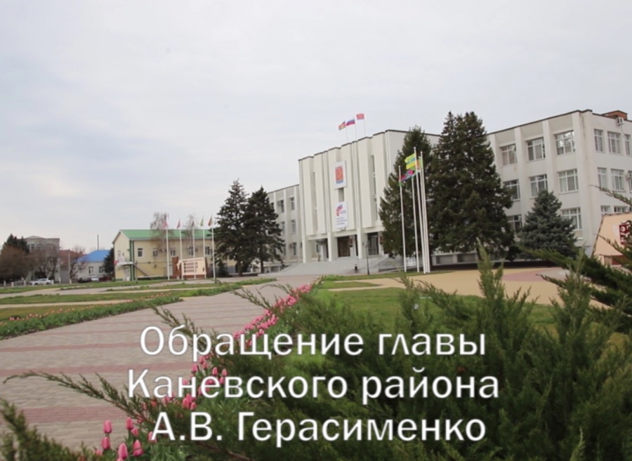 Видеообращение главы Каневского района Александра Герасименко