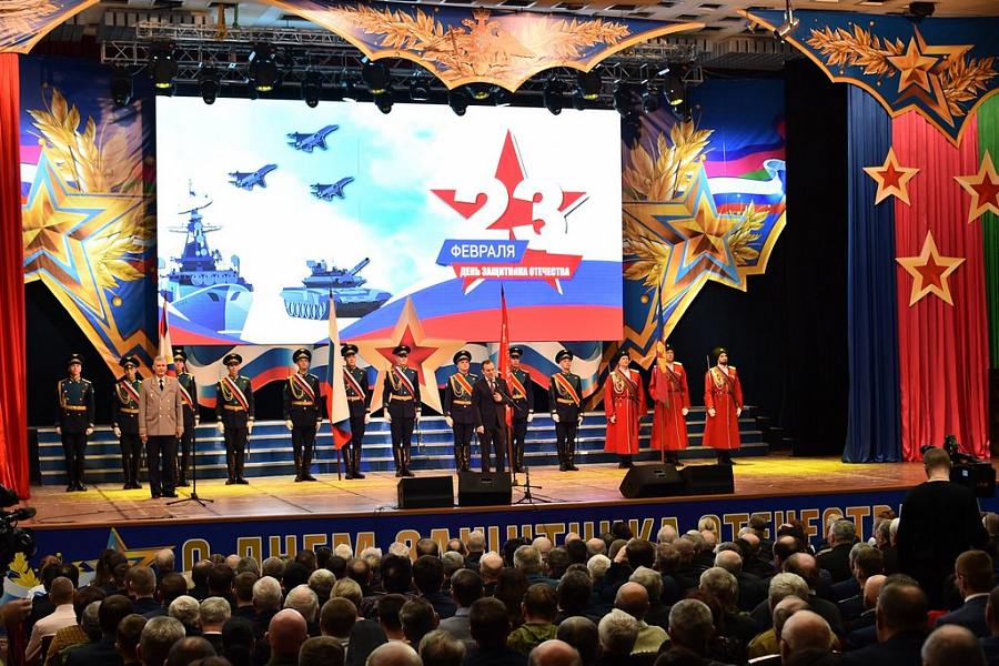 Делегация Каневского района побывала на краевом празднике в честь Дня защитника Отечества