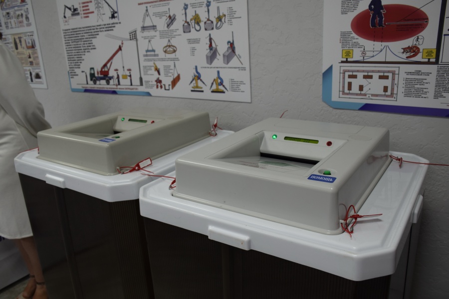 Некоторые избирательные участки оснащены КОИБ