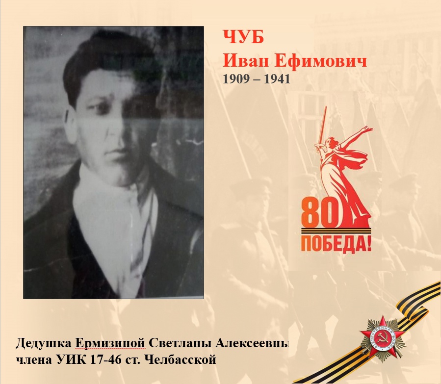 ЧУБ Иван Ефимович