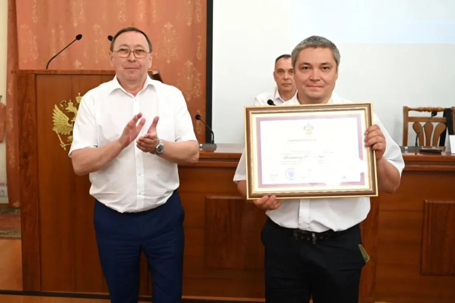 Каневчанин удостоен краевой награды за вклад в охрану правопорядка