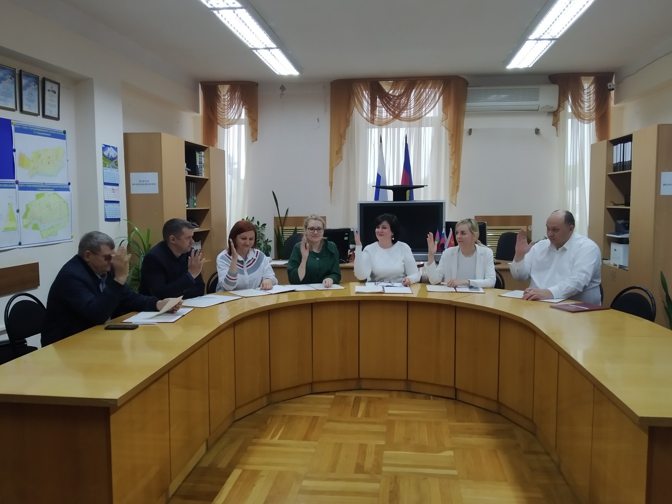 Заседание территориальной избирательной комиссии Каневская