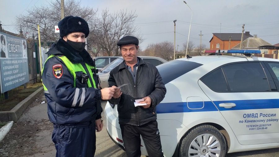 Каневские дорожные полицейские провели акцию «Водитель, не превышай скорость!»
