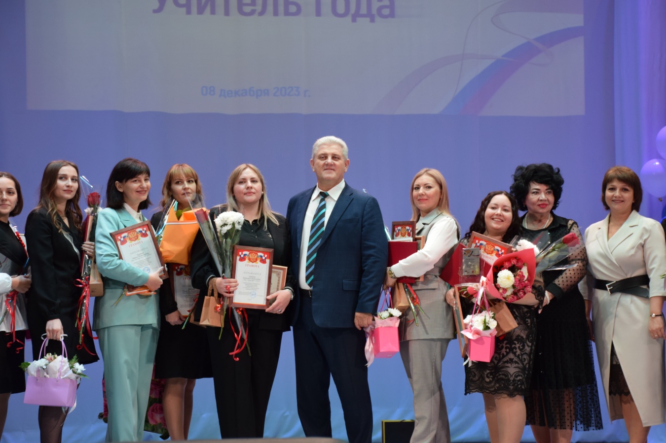 Победителей конкурса «Учитель года» наградили в Каневском районе
