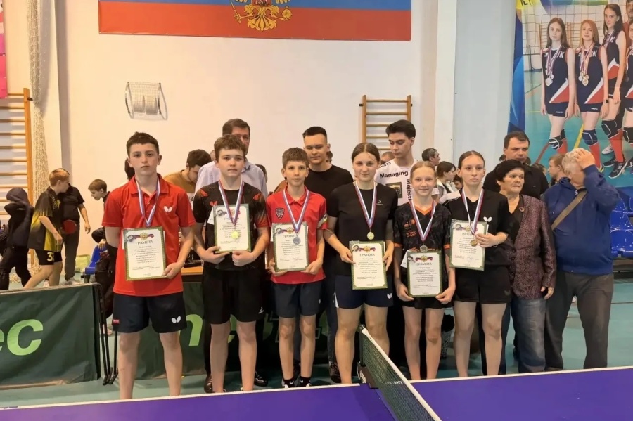 Каневские спортсмены стали победителями и призерами соревнований по настольному теннису 
