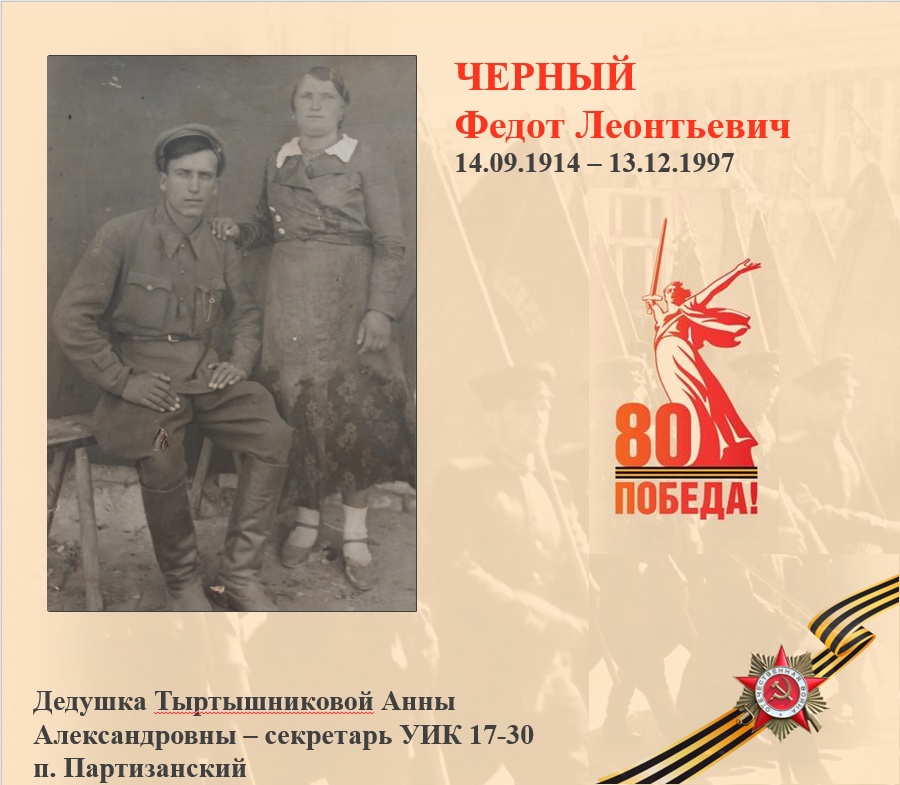 ЧЁРНЫЙ Федот Леонтьевич