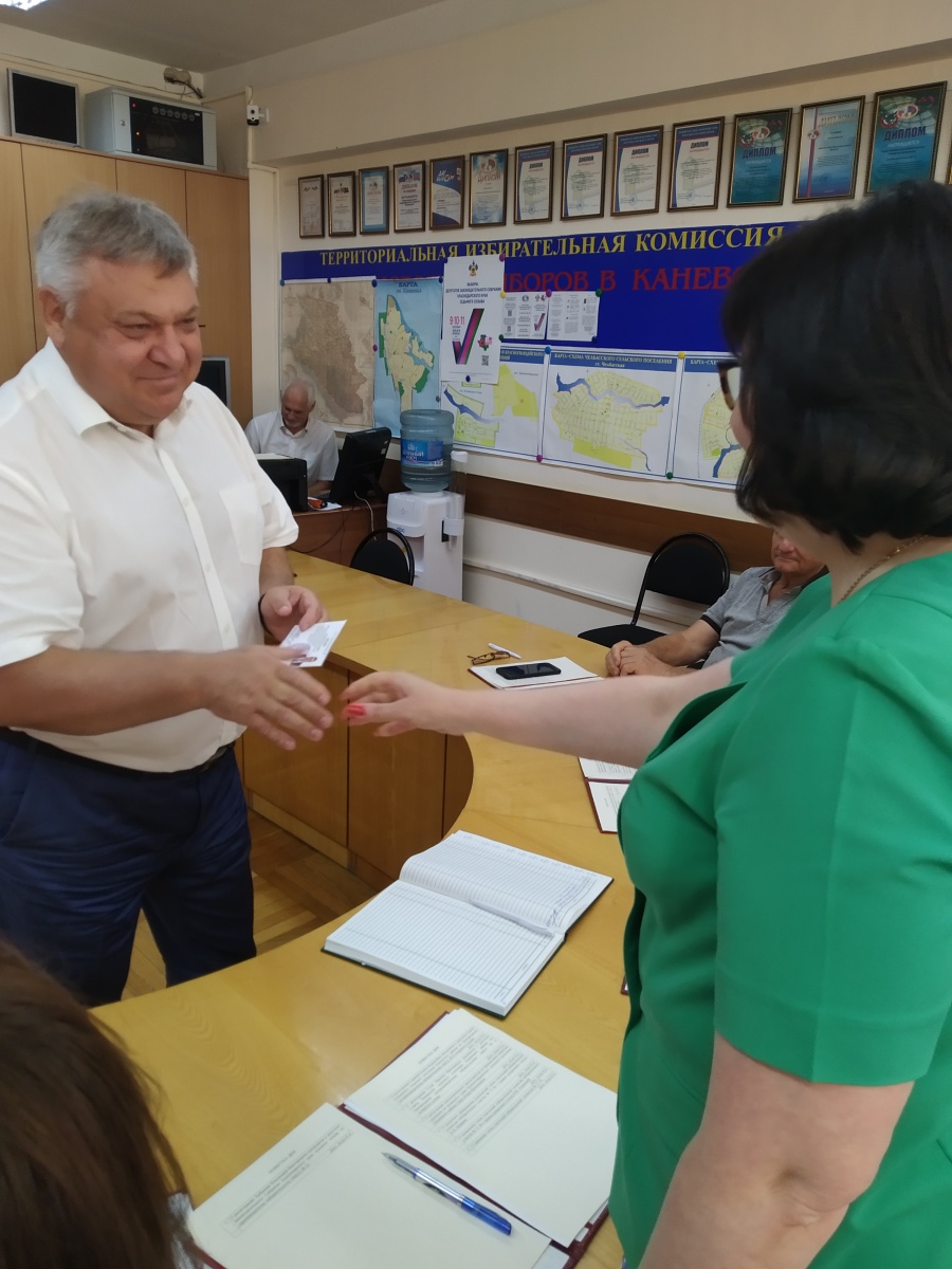 Заседание ОИК одномандатного избирательного округа № 22 по вопросу регистрации Лыбанева В.В. в качестве кандидата в депутаты Законодательного Собрания Краснодарского края