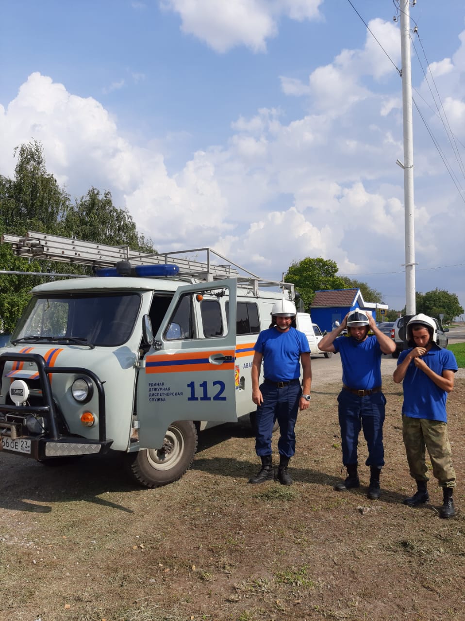 Тренировка по эвакуации граждан из помещения для голосования