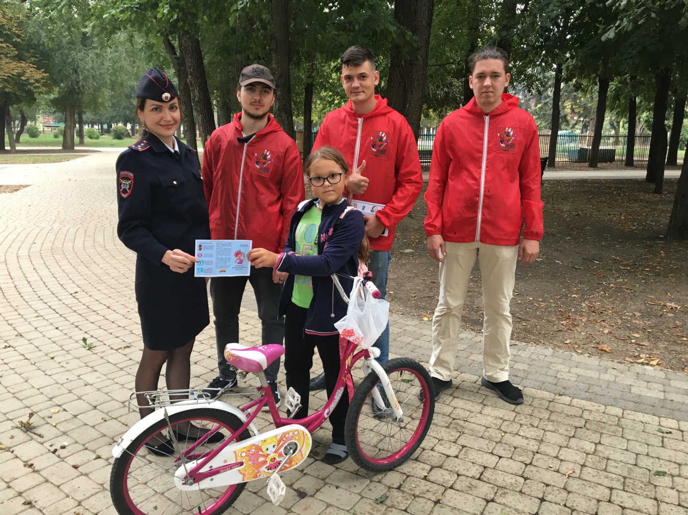 В Каневской провели акцию «Велосипедисты, двигайтесь навстречу безопасности!»