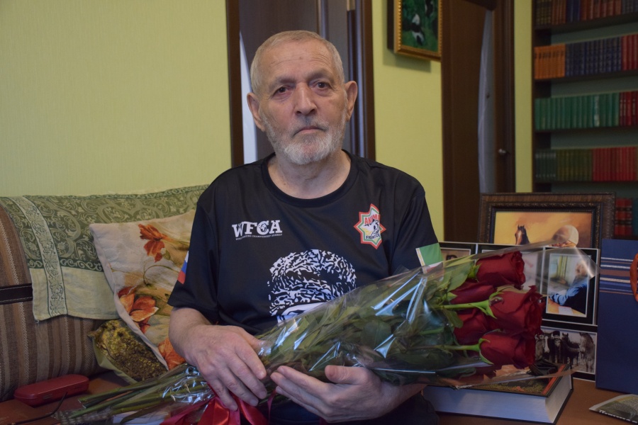 Почетный житель станицы Новоминской Ноха Султханов отмечает юбилей