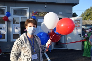 В день выборов в Каневском районе торжественно открыли новый участок