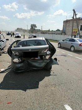 1 июля 2020 года в 13 часов 40 минут на автодороге Краснодар-Ейск 