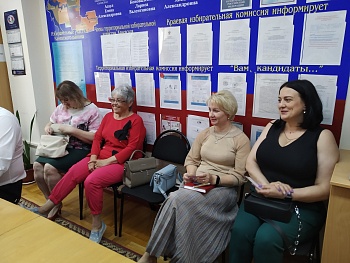 Заседание территориальной избирательной комиссии Каневская