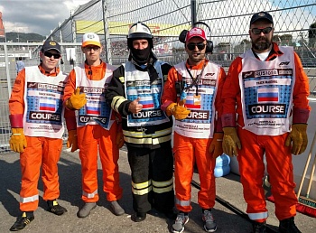 Каневские пожарные обеспечивали безопасность на российском этапе чемпионата мира FIA «Формула-1» в Сочи