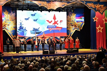 Делегация Каневского района побывала на краевом празднике в честь Дня защитника Отечества
