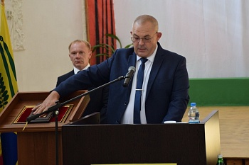 Главой Челбасского сельского поселения в третий раз подряд жители избрали Андрея Козлова