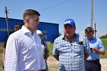 Врио министра ТЭК и ЖКХ Краснодарского края Вячеслав Шапошник посетил с рабочим визитом Каневской район