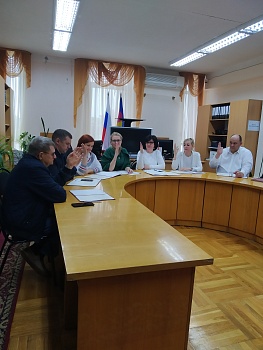 Заседание территориальной избирательной комиссии Каневская