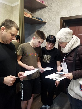 Завершен второй день адресного информирования избирателей