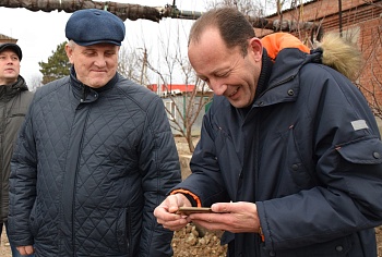 Глава района Александр Герасименко оценил масштаб строительства нового здания второй школы