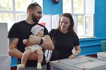 Новоминчане голосуют 