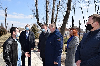 Парк 300-летия Кубанского казачьего войска готов уже на двенадцать процентов