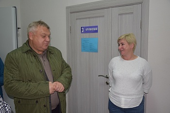 Депутат Заксобрания края Владимир Лыбанев посетил с рабочим визитом Каневской район