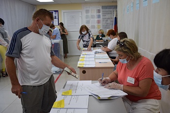 Девяносто один процент избирателей Каневского района исполнили свой гражданский долг