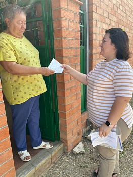 Члены УИК провели адресное информирование избирателей о выборах