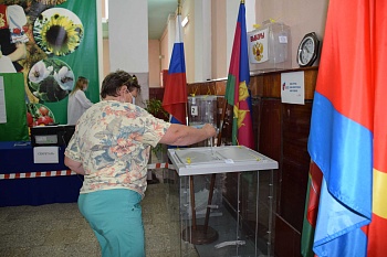 12:00: количество проголосовавших в Каневском районе перешагнуло девяностопроцентный рубеж