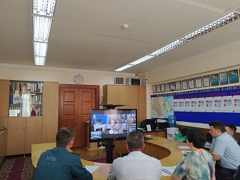 ТИК Каневская приняла участие в совещании по вопросам готовности помещений для голосования