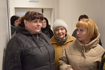  В Новодеревянковской торжественно открыли участковую больницу после масштабного капремонта